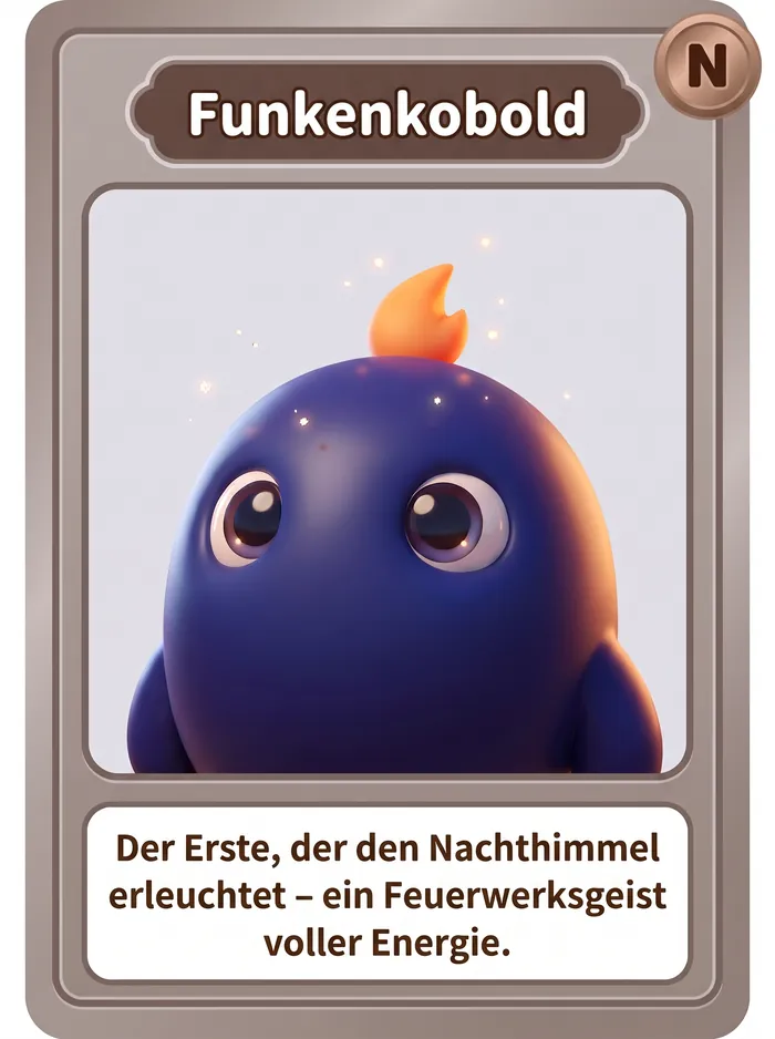 Sammelkarte „Funkenkobold“