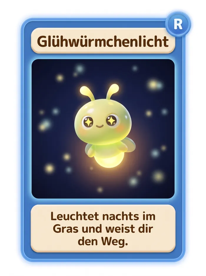 Sammelkarte „Glühwürmchenlicht“